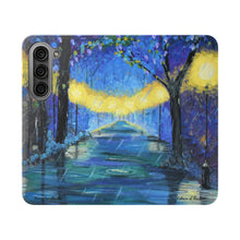 Load image into Gallery viewer, Colours of the Rain - PHONE CASE WALLET - by Kerry Sandhu Art
