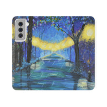 Load image into Gallery viewer, Colours of the Rain - PHONE CASE WALLET - by Kerry Sandhu Art
