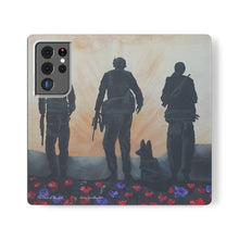 Load image into Gallery viewer, The Dust of Uruzgan (with Poppies) - PHONE CASE WALLET for Samsung &amp; iPhones - Designed from original Anzac Day artwork
