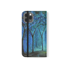 Load image into Gallery viewer, Forest of Light - PHONE CASE WALLET - by Kerry Sandhu Art
