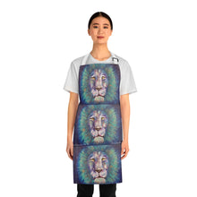 Load image into Gallery viewer, Apron - lightweight, silky finish 100% polyester, two front pockets. Many original artwork designs by Kerry Sandhu Art
