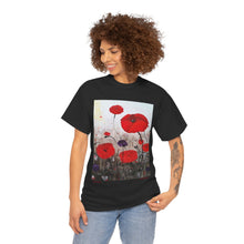 Load image into Gallery viewer, For The Fallen - Unisex HEAVY COTTON TEE - by Kerry Sandhu Art
