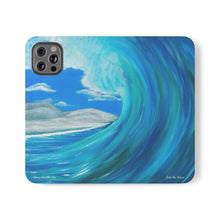 Load image into Gallery viewer, Ride the Wave - PHONE CASE WALLET - by Kerry Sandhu Art
