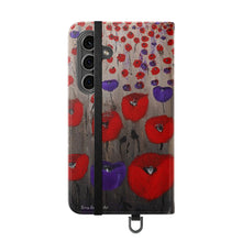 Load image into Gallery viewer, Benedictus (Poppies Only) - PHONE CASE WALLET - by Kerry Sandhu Art
