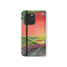 Load image into Gallery viewer, Wine Time in the Ferguson - PHONE CASE WALLET - by Kerry Sandhu Art
