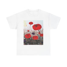 Load image into Gallery viewer, For The Fallen - Unisex HEAVY COTTON TEE - by Kerry Sandhu Art
