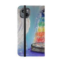 Load image into Gallery viewer, Angels Brought Me Here - PHONE CASE WALLET - by Kerry Sandhu Art
