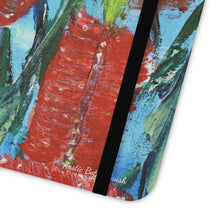 Load image into Gallery viewer, Rustic Bottle Brush - PHONE CASE WALLET - by Kerry Sandhu Art
