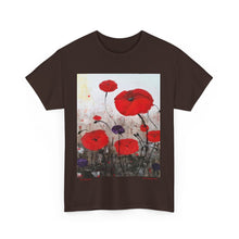 Load image into Gallery viewer, For The Fallen - Unisex HEAVY COTTON TEE - by Kerry Sandhu Art
