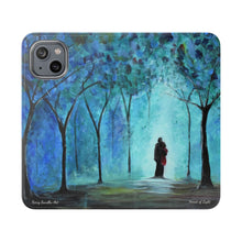 Load image into Gallery viewer, Forest of Light - PHONE CASE WALLET - by Kerry Sandhu Art

