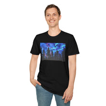 Load image into Gallery viewer, Northern Lights - Softstyle UNISEX T-SHIRT - Designed from Original Artwork

