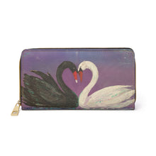 Load image into Gallery viewer, Pockets for cash, c/cards, coins, &amp; more. Stylish faux leather, lots of original artworks by Kerry Sandhu Art to choose from
