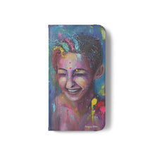 Load image into Gallery viewer, Raining Glitter - PHONE CASE WALLET for Samsung &amp; iPhones - by Kerry Sandhu Art
