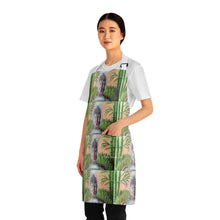 Load image into Gallery viewer, Apron - lightweight, silky finish 100% polyester, two front pockets. Many original artwork designs by Kerry Sandhu Art
