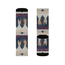 Load image into Gallery viewer, The Dust of Uruzgan - UNISEX SOCKS - Designed from Original ANZAC Day Artwork
