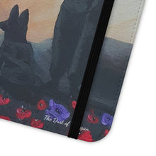 Load image into Gallery viewer, The Dust of Uruzgan (with Poppies) - PHONE CASE WALLET - by Kerry Sandhu Art
