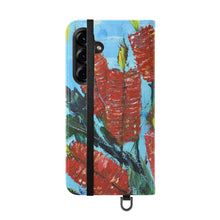 Load image into Gallery viewer, Rustic Bottle Brush - PHONE CASE WALLET - by Kerry Sandhu Art
