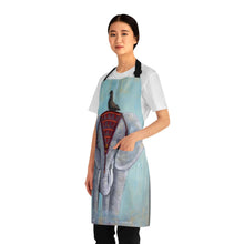 Load image into Gallery viewer, Apron - lightweight, silky finish 100% polyester, two front pockets. Many original artwork designs by Kerry Sandhu Art
