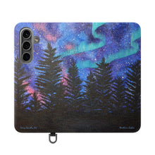 Load image into Gallery viewer, Northern Lights - PHONE CASE WALLET - by Kerry Sandhu Art
