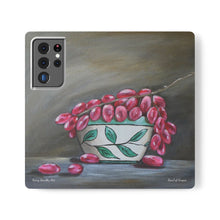 Load image into Gallery viewer, Bowl of Grapes - PHONE CASE WALLET for Samsung &amp; iPhones - by Kerry Sandhu Art
