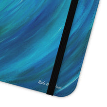 Load image into Gallery viewer, Ride the Wave - PHONE CASE WALLET - by Kerry Sandhu Art

