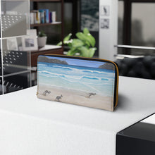 Load image into Gallery viewer, Pockets for cash, c/cards, coins, &amp; more. Stylish faux leather, lots of original artworks by Kerry Sandhu Art to choose from
