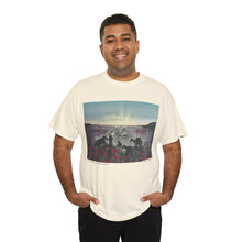 Load image into Gallery viewer, The Band Played Waltzing Matilda - Unisex HEAVY COTTON TEE - by Kerry Sandhu Art
