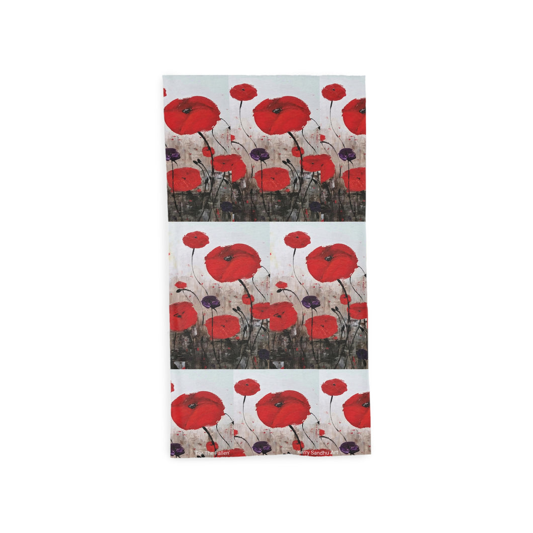 For The Fallen - TUBE SCARF - Designed from original Anzac Day artwork