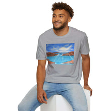 Load image into Gallery viewer, T-Shirt made from very soft materials, no side seams. Feels like bliss to wear! Many designs by Kerry Sandhu Art
