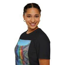 Load image into Gallery viewer, T-Shirt made from very soft materials, no side seams. Feels like bliss to wear! Many designs by Kerry Sandhu Art
