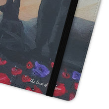 Load image into Gallery viewer, The Dust of Uruzgan (with Poppies) - PHONE CASE WALLET - by Kerry Sandhu Art
