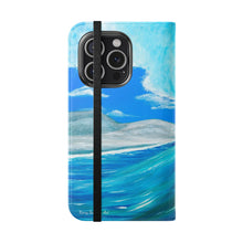 Load image into Gallery viewer, Ride the Wave - PHONE CASE WALLET - by Kerry Sandhu Art
