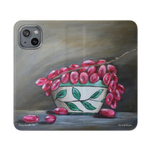 Load image into Gallery viewer, Bowl of Grapes - PHONE CASE WALLET for Samsung &amp; iPhones - by Kerry Sandhu Art
