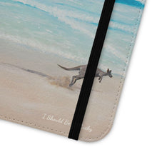 Load image into Gallery viewer, I Should Be So Lucky - PHONE CASE WALLET - by Kerry Sandhu Art
