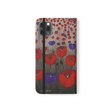Load image into Gallery viewer, Benedictus (Poppies Only) - PHONE CASE WALLET - by Kerry Sandhu Art
