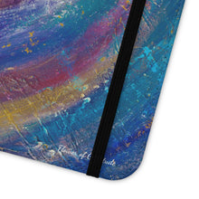 Load image into Gallery viewer, Flower of Gratitude - PHONE CASE WALLET - by Kerry Sandhu Art
