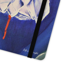 Load image into Gallery viewer, Life&#39;s Midnight - PHONE CASE WALLET - by Kerry Sandhu Art
