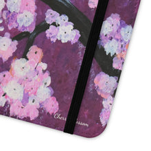 Load image into Gallery viewer, Cherry Blossom - PHONE CASE WALLET - by Kerry Sandhu Art
