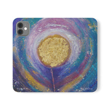 Load image into Gallery viewer, Flower of Gratitude - PHONE CASE WALLET - by Kerry Sandhu Art
