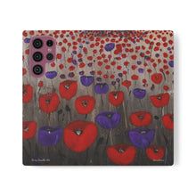 Load image into Gallery viewer, Benedictus (Poppies Only) - PHONE CASE WALLET - by Kerry Sandhu Art
