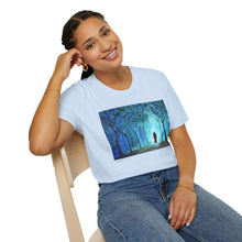 Load image into Gallery viewer, T-Shirt made from very soft materials, no side seams. Feels like bliss to wear! Many designs by Kerry Sandhu Art
