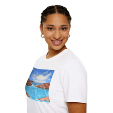 Load image into Gallery viewer, T-Shirt made from very soft materials, no side seams. Feels like bliss to wear! Many designs by Kerry Sandhu Art
