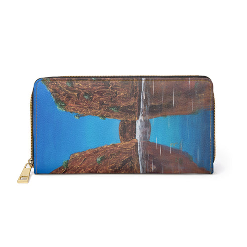 Pockets for cash, c/cards, coins, & more. Stylish faux leather, lots of original artworks by Kerry Sandhu Art to choose from