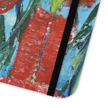 Load image into Gallery viewer, Rustic Bottle Brush - PHONE CASE WALLET - by Kerry Sandhu Art
