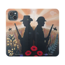 Load image into Gallery viewer, Spirit of the A N Z A Cs - PHONE CASE WALLET - by Kerry Sandhu Art
