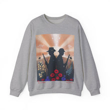 Load image into Gallery viewer, Spirit of the A N Z A Cs - Crewneck SWEATSHIRT - Tribute to Australian and New Zealand Service Personnel
