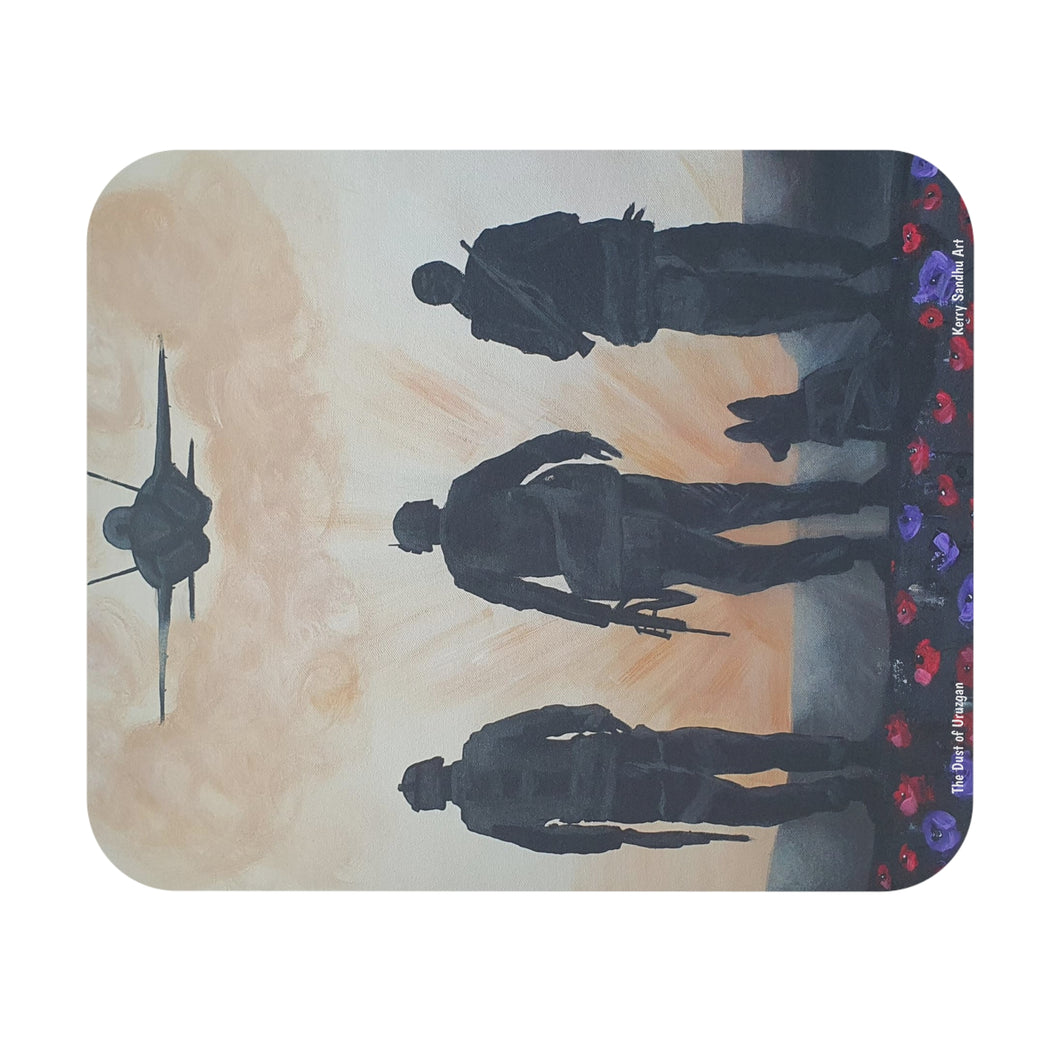 The Dust of Uruzgan - MOUSE PAD (Rectangle) - Designed from original ANZAC Day artwork