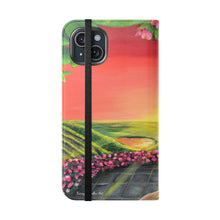 Load image into Gallery viewer, Wine Time in the Ferguson - PHONE CASE WALLET - by Kerry Sandhu Art

