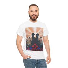 Load image into Gallery viewer, Spirit of the A N Z A Cs - Unisex HEAVY COTTON TEE - by Kerry Sandhu Art
