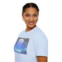 Load image into Gallery viewer, T-Shirt made from very soft materials, no side seams. Feels like bliss to wear! Many designs by Kerry Sandhu Art

